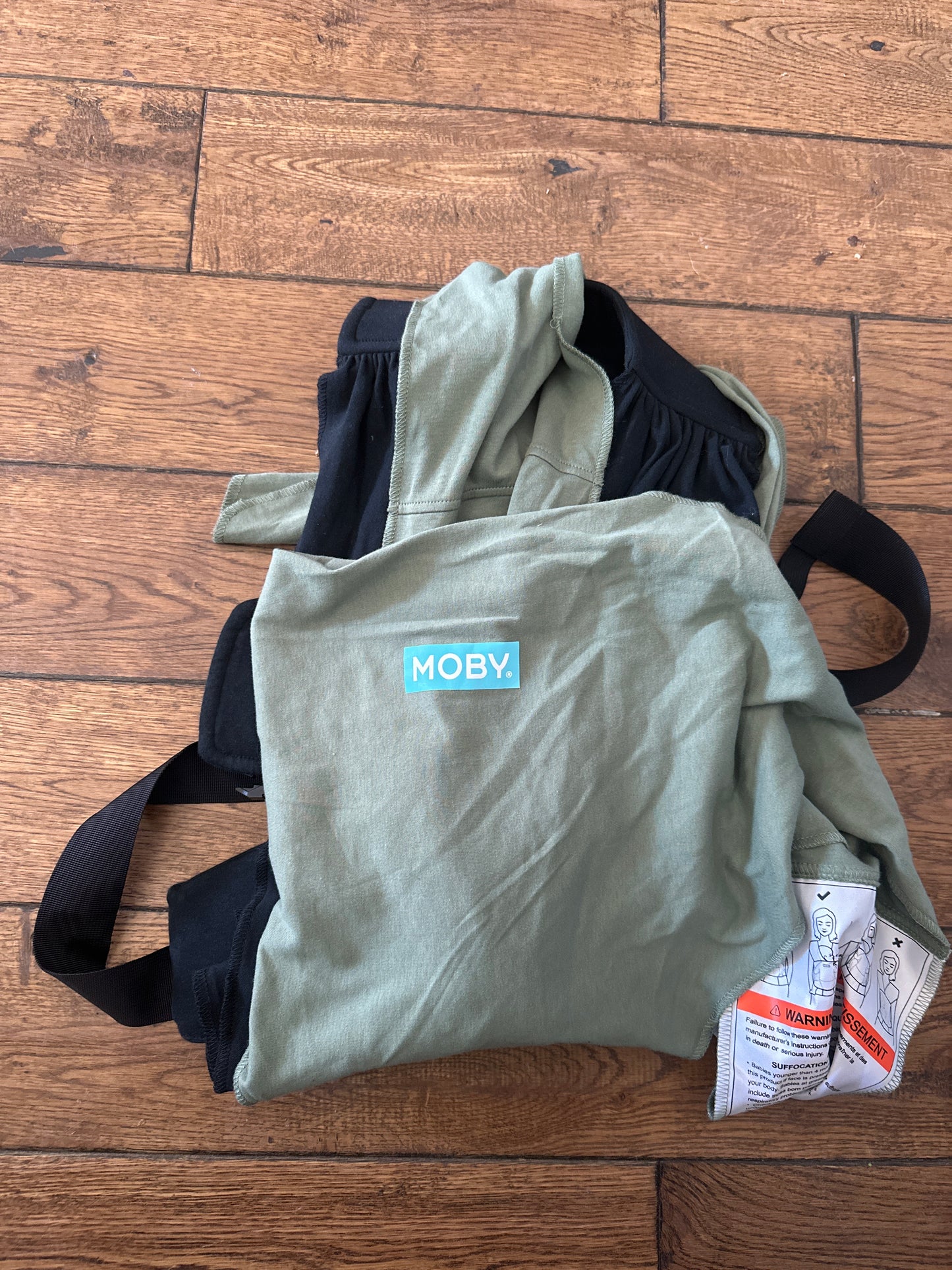 MOBY Easy-Wrap Carrier - Olive/Onyx