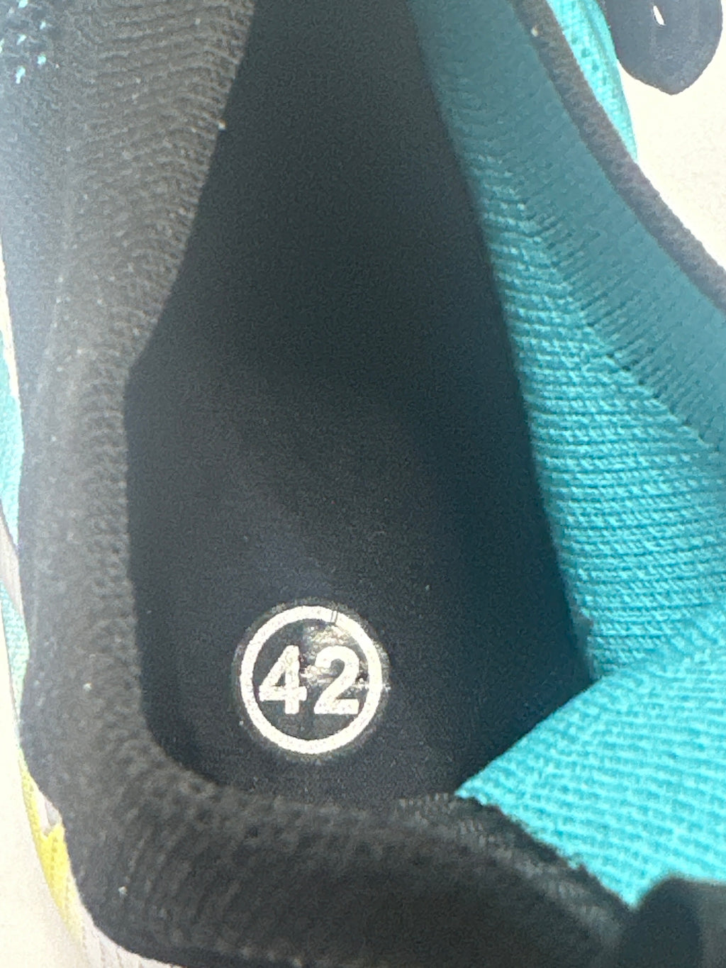 Wejiess AG Soccer Cleats Men's Size 8 (EU 42) Turquoise Black Football Boots