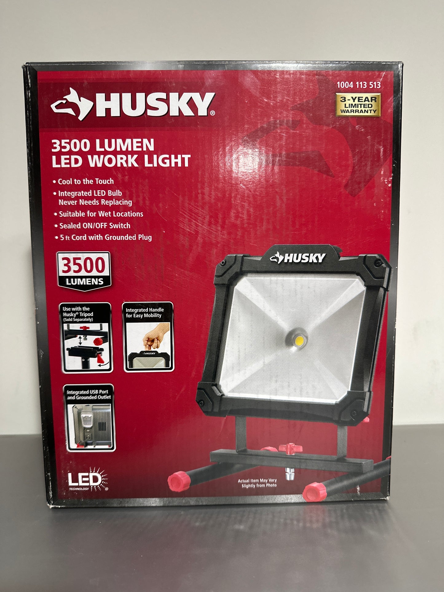 Husky 3500 Lumen LED Work Light
