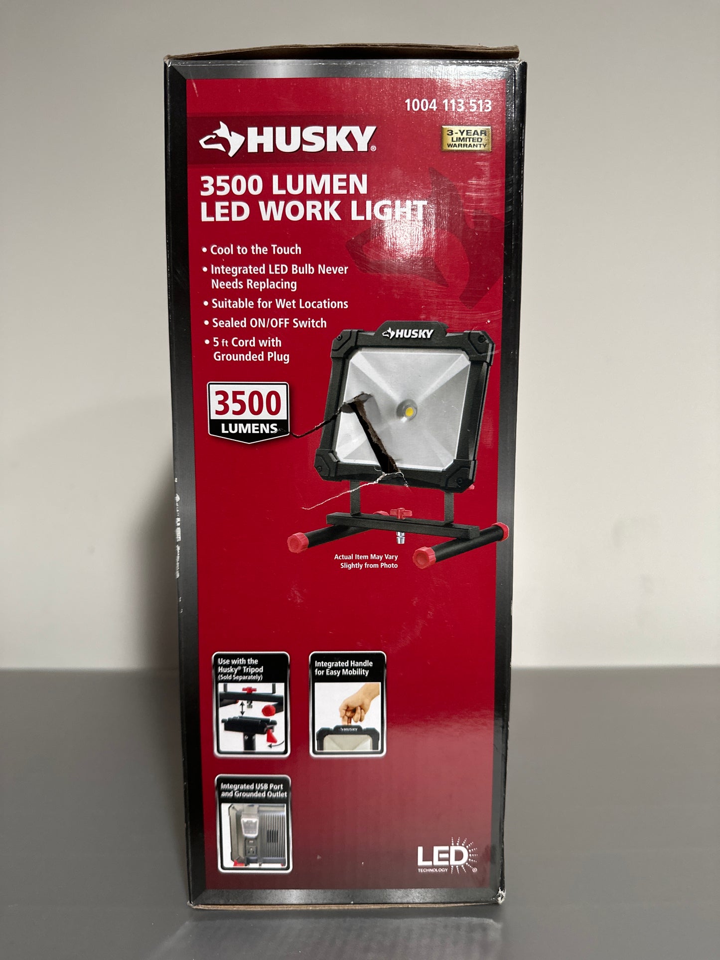 Husky 3500 Lumen LED Work Light