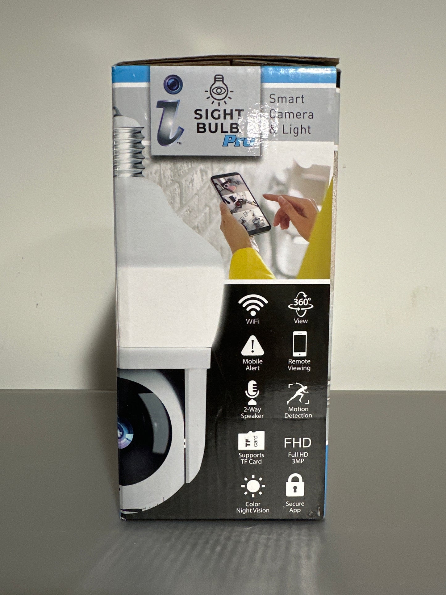 Sight Bulb Pro Smart Camera & Light – 75W Equivalent LED Security Bulb