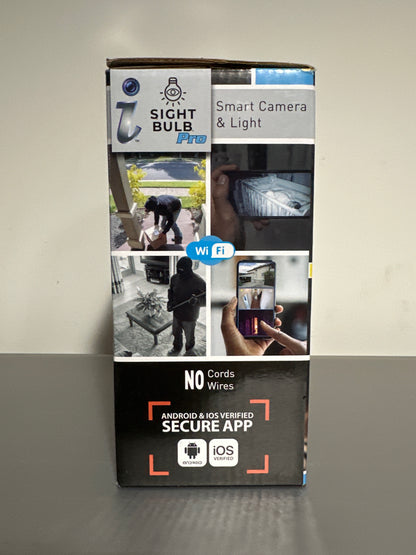 Sight Bulb Pro Smart Camera & Light – 75W Equivalent LED Security Bulb