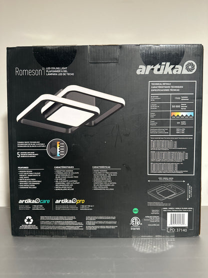 Artika Romeson LED Flush Mount Ceiling Light