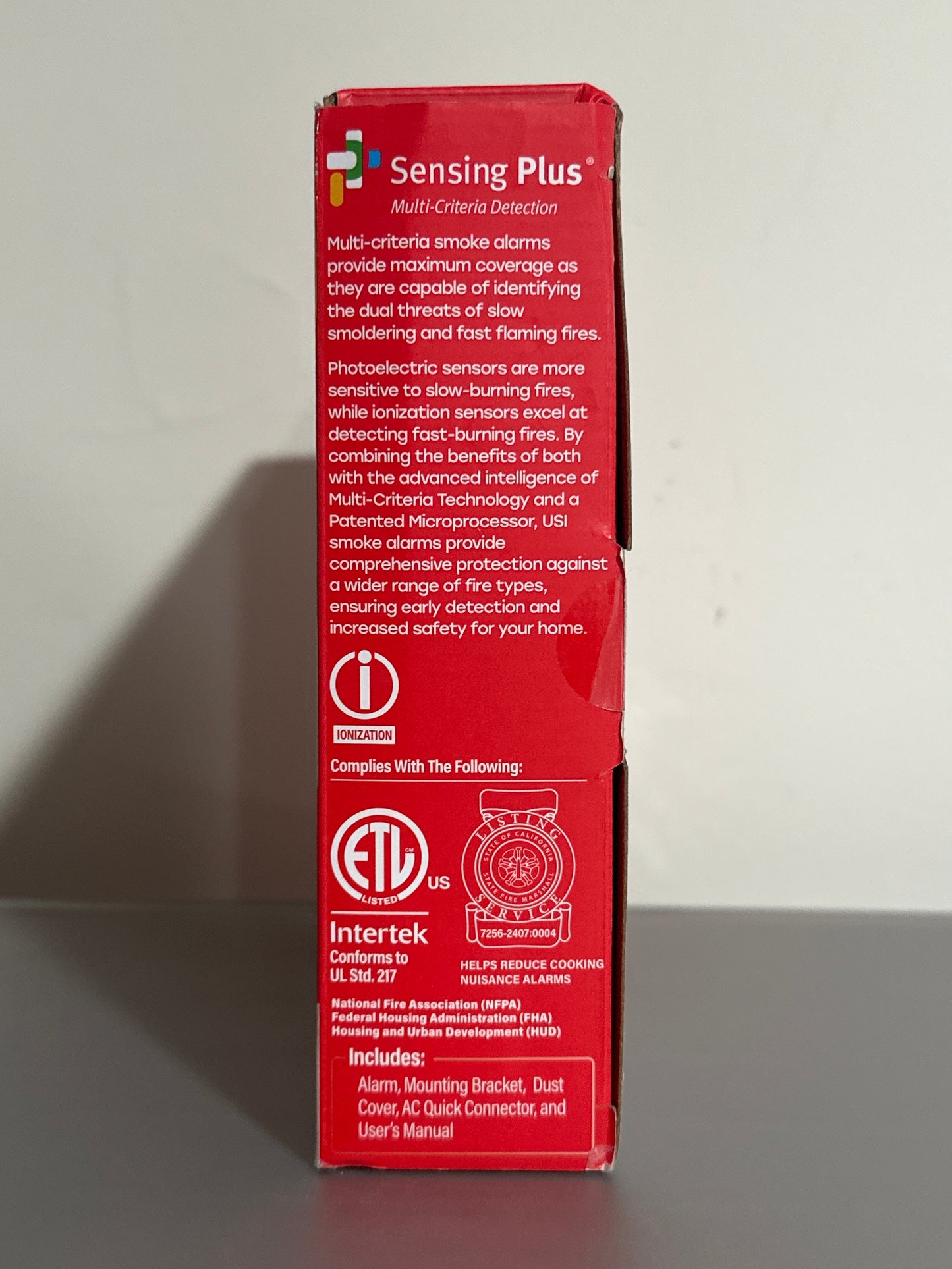 Universal Security Instruments 2-in-1 Smoke & Fire Alarm – Hardwired w/ 10-Year