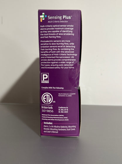 Universal Security Instruments 3-in-1 Combo Smoke, Fire, & Carbon Monoxide