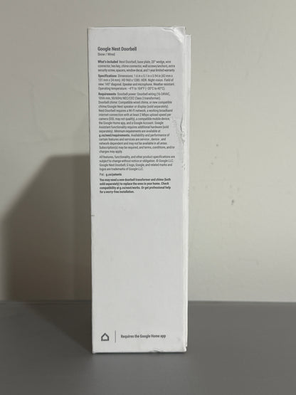 Google Nest Doorbell (2nd Generation) – Wired Smart Video Doorbell