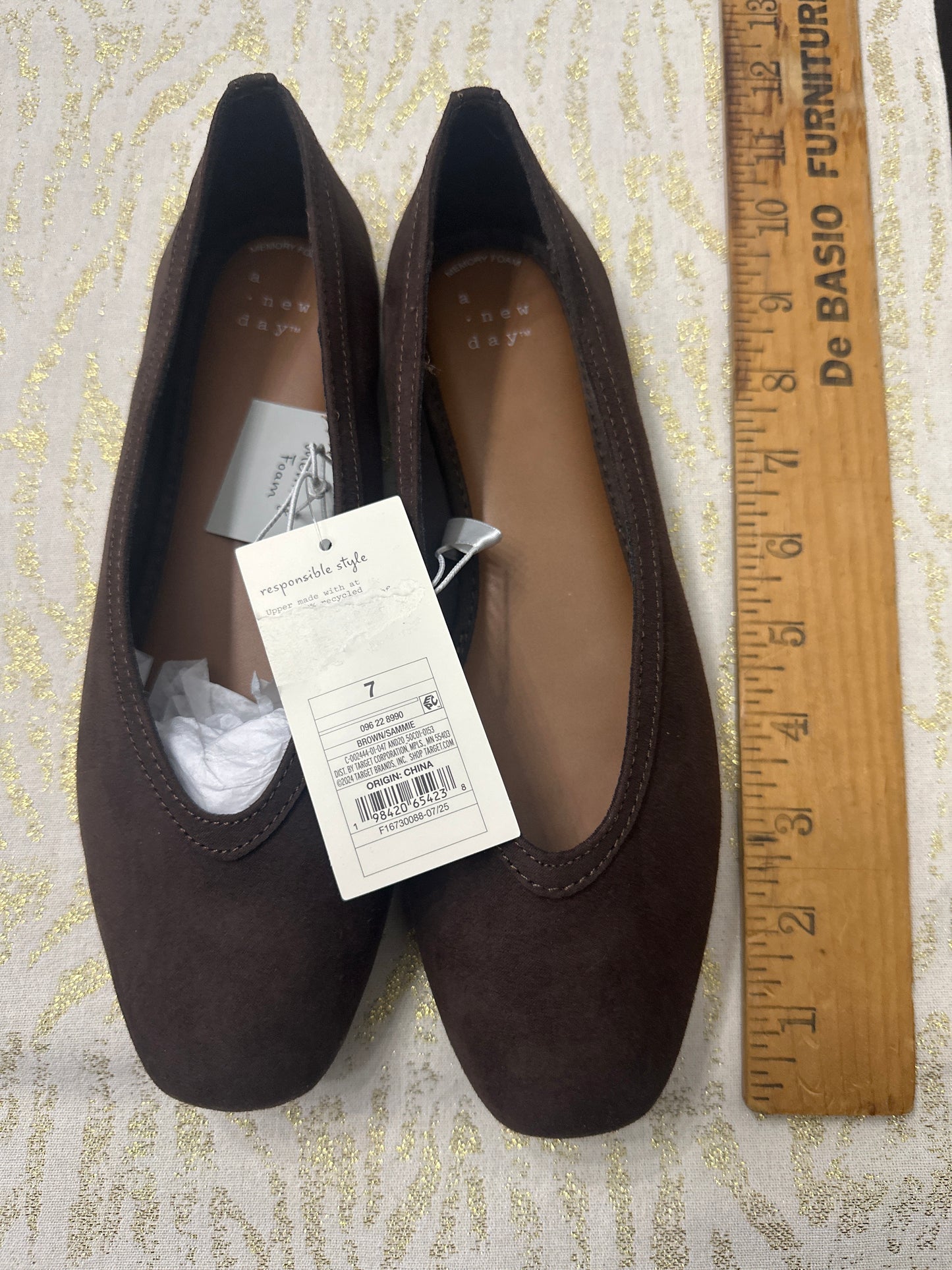 Women’s Sammie Ballet Flats with Memory Foam Insole – A New day