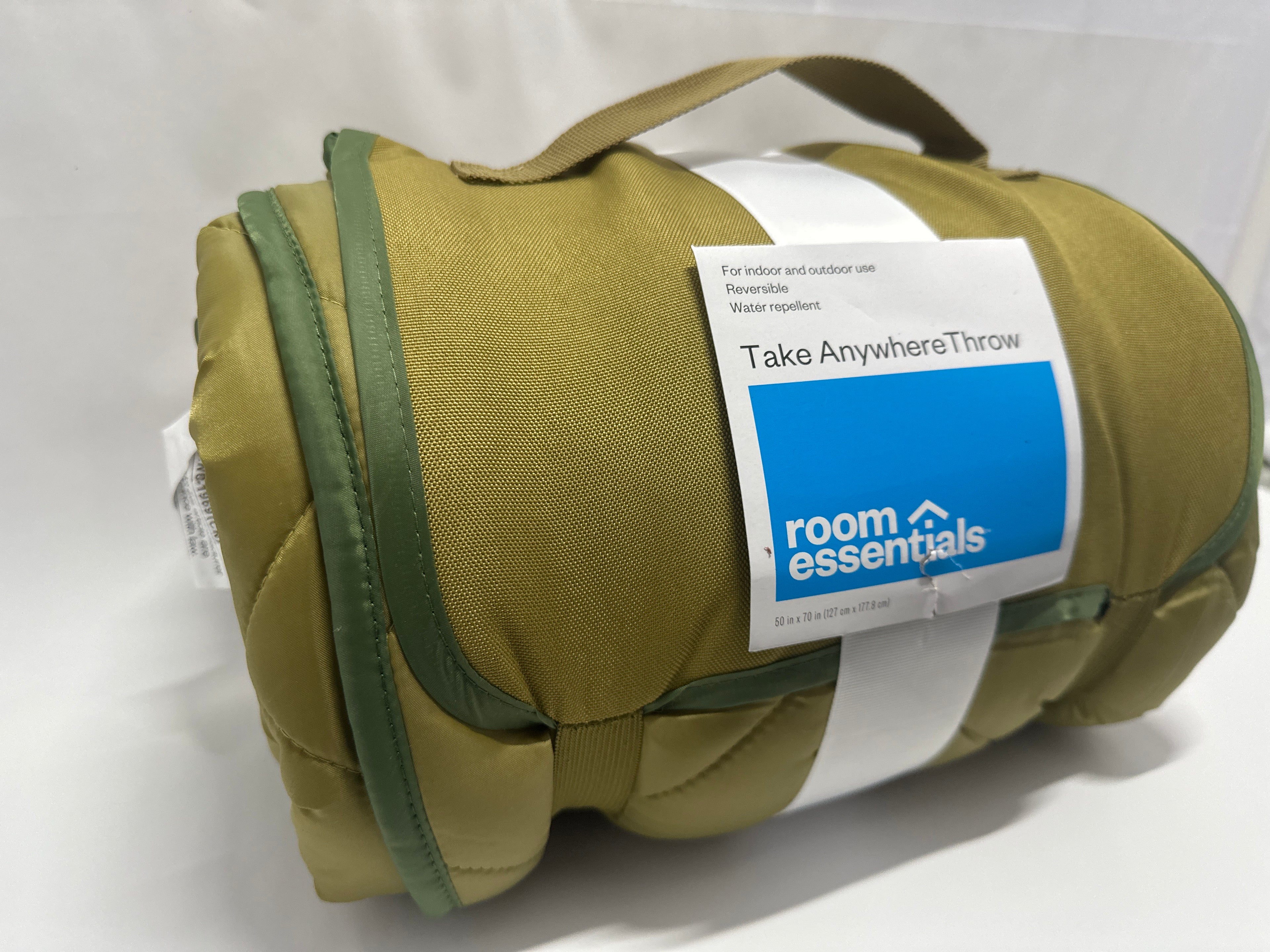 Room Essentials Take Anywhere Throw – Indoor & Outdoor Reversible Blanket