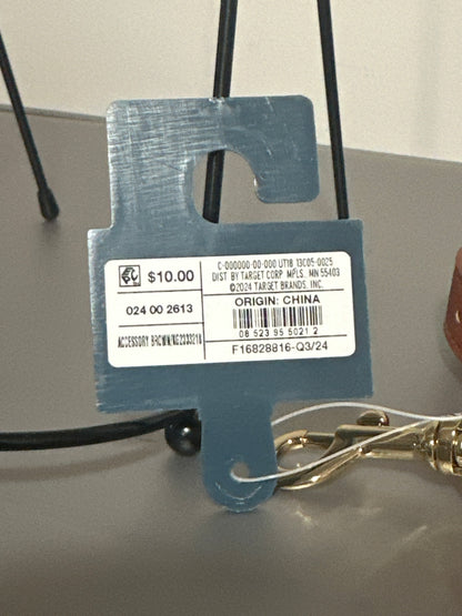 Universal Thread™ Adjustable Crossbody Strap – Faux Leather (Brown)