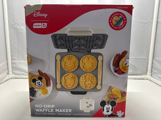 Disney Dash No-Drip Waffle Maker – Mickey & Friends Character Waffles