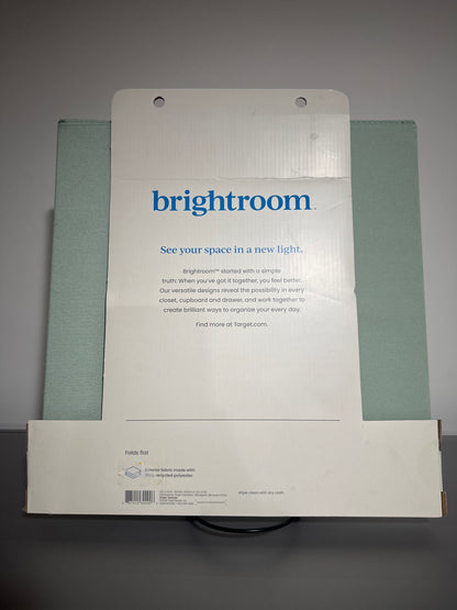 Brightroom™ Fabric Storage Bin – 13" Cube Organizer (Mint Green)