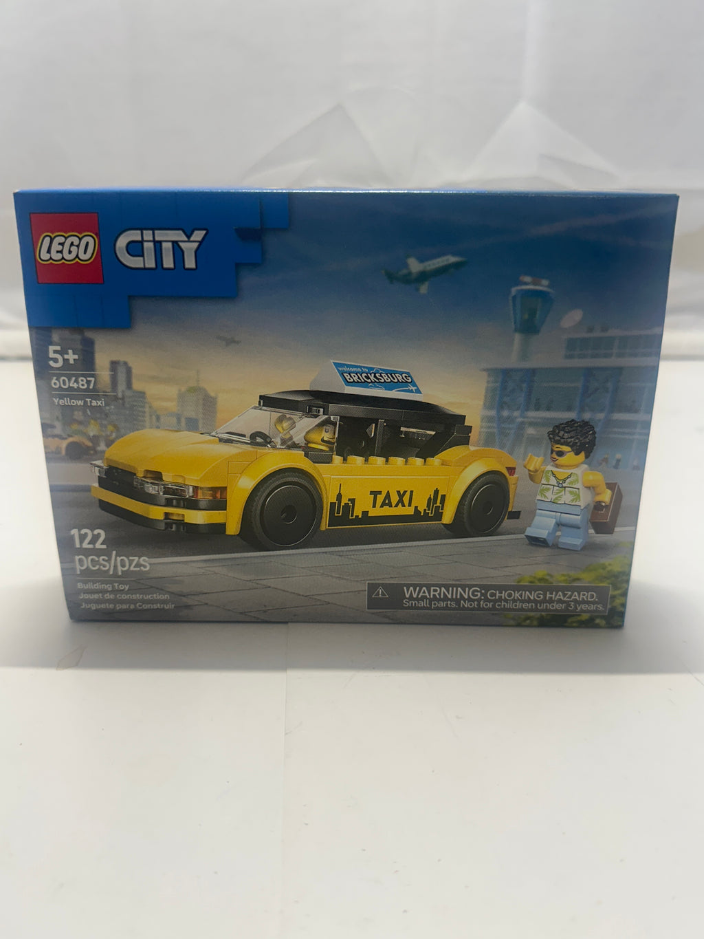 LEGO City Yellow Taxi 60487 Building Set 122 Pieces