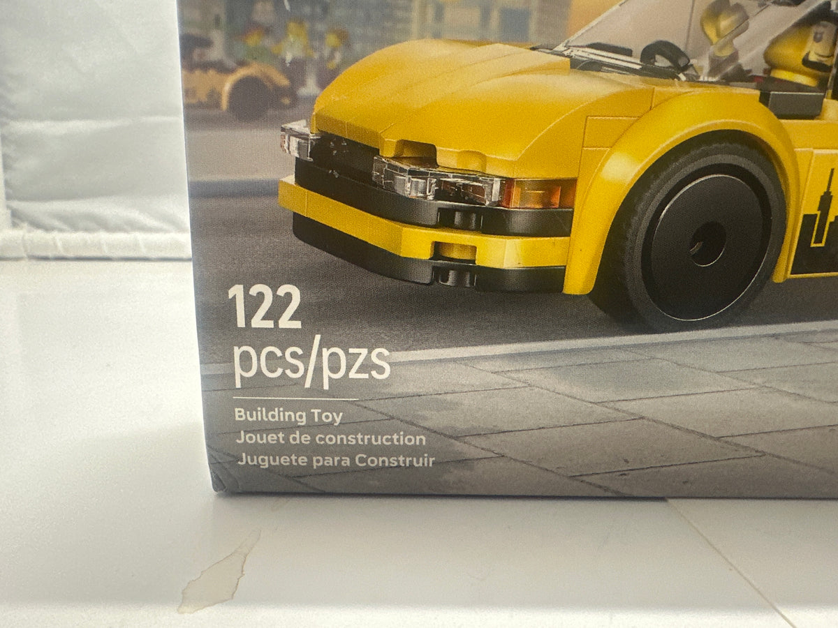 LEGO City Yellow Taxi 60487 Building Set 122 Pieces