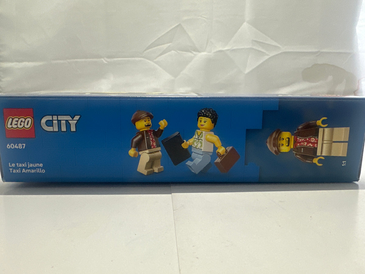 LEGO City Yellow Taxi 60487 Building Set 122 Pieces
