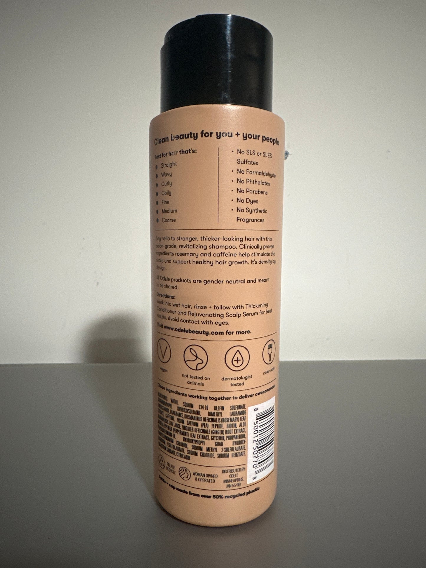 Odele Thickening Shampoo 13 fl oz – Sulfate-Free, Color Safe, Clean Beauty