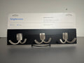 brightroom Metal Hook Rack Black Wall Mounted Coat Backpack Towel Organizer