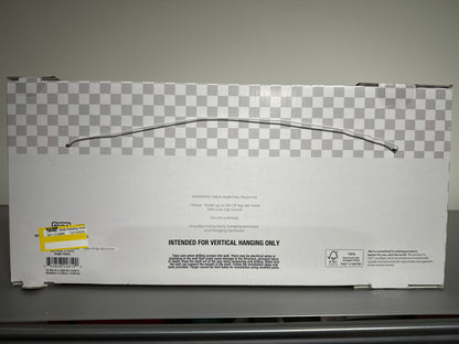 Teen Home Rotating Vertical Wall Hook Rail – Wood & Metal Wall Organizer with 5 Hooks