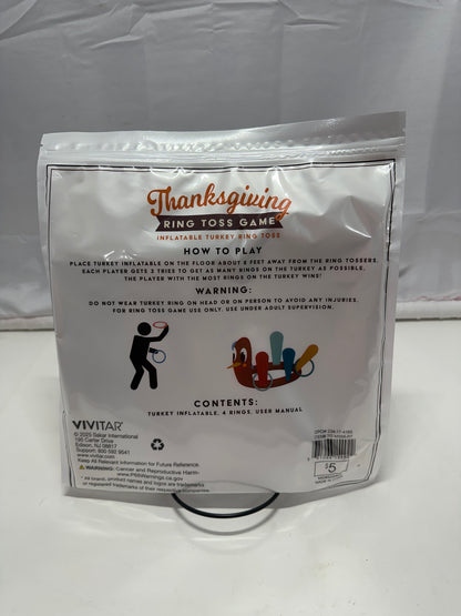 Thanksgiving Ring Toss Game – Inflatable Turkey Ring Toss