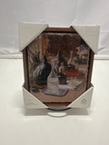 Hearth & Hand with Magnolia 6.5x5.5 Vertical Still Life Bottle Framed Burlap Art