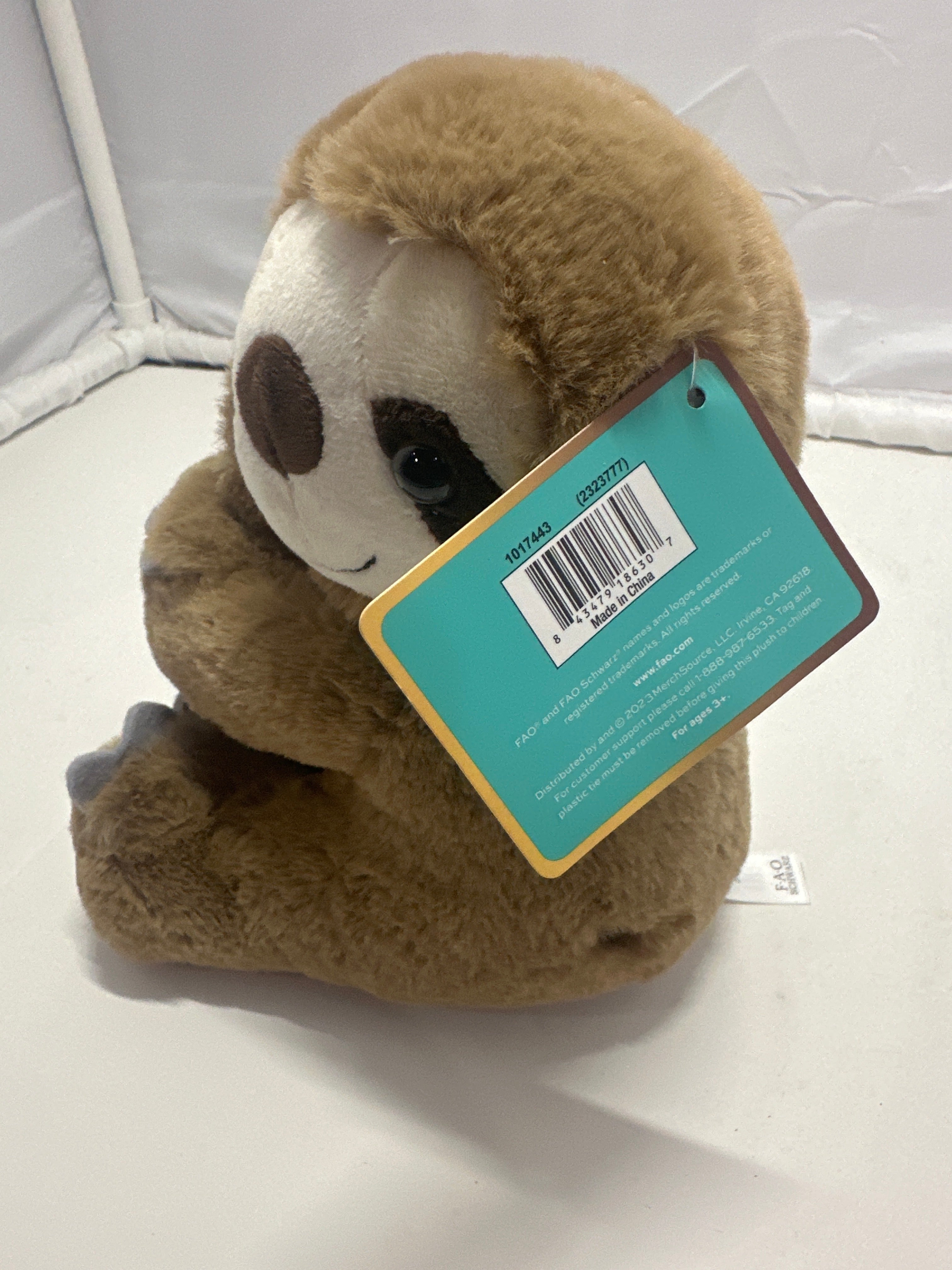 FAO Schwarz Cub Cuddles Sloth Plush
