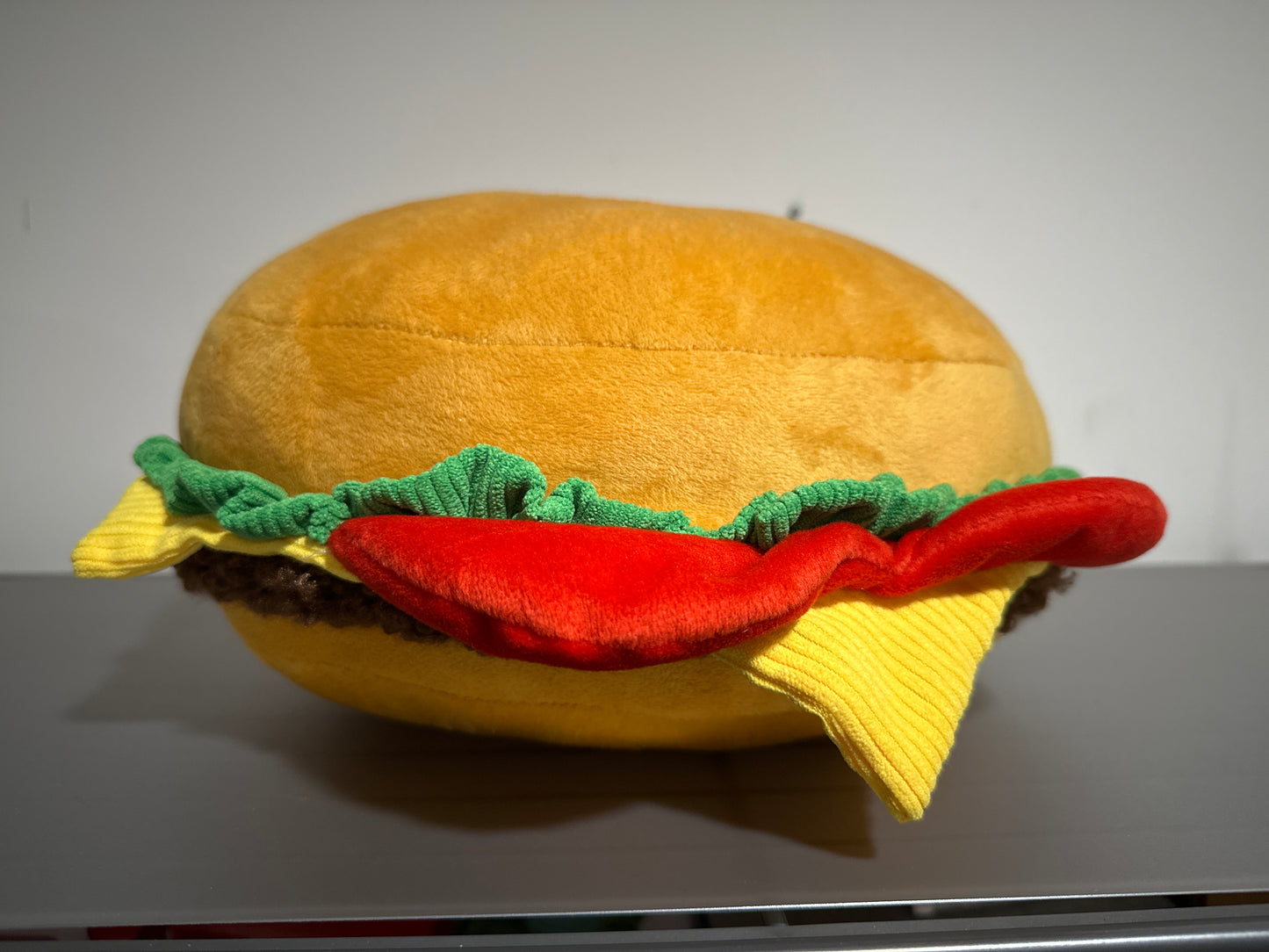 Room Essentials™ Hamburger Plush Toss Pillow – Fun Food Décor Accent