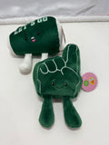 Let’s Go Megaphone & Foam Finger Plush Toy Set - Green