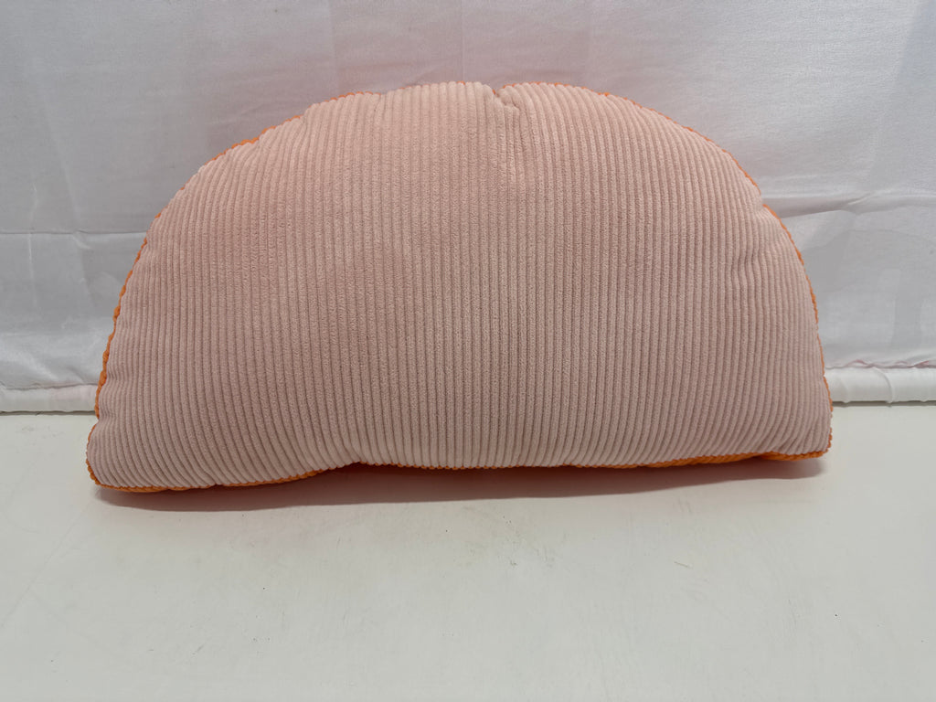 Room Essentials Ribbed Toss Pillow – Orange slice