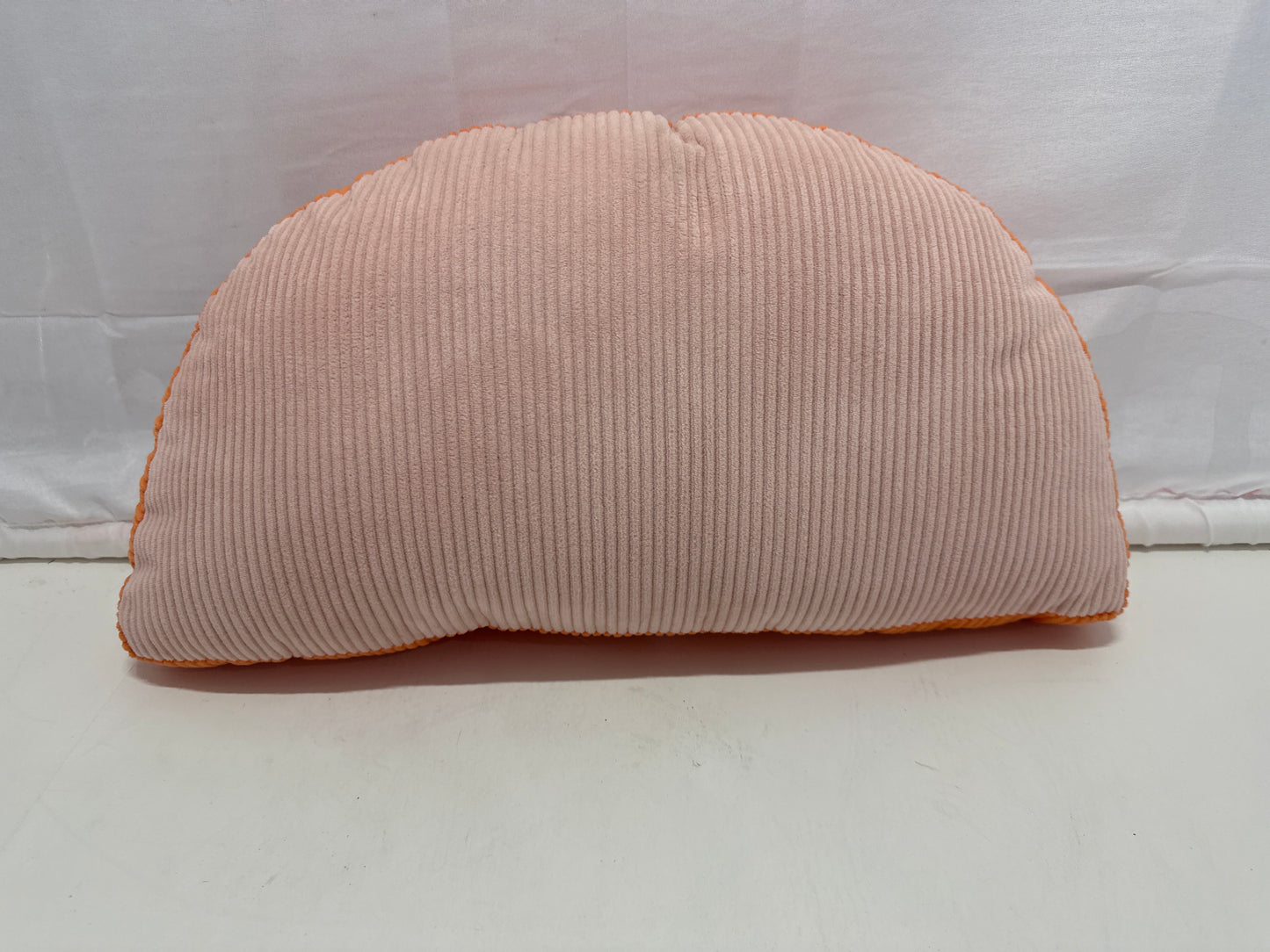 Room Essentials Ribbed Toss Pillow – Orange slice
