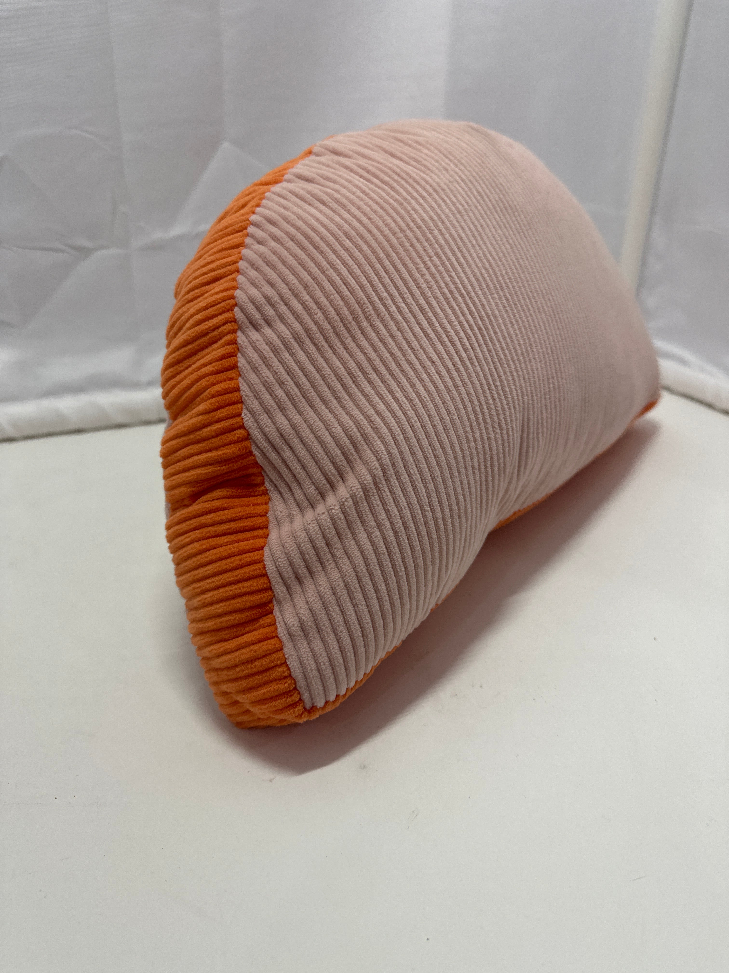 Room Essentials Ribbed Toss Pillow – Orange slice