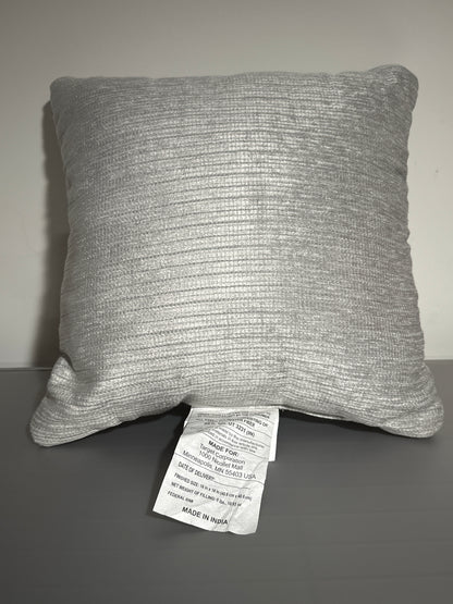Room Essentials™ Gray Textured Square Throw Pillow – 16" x 16"