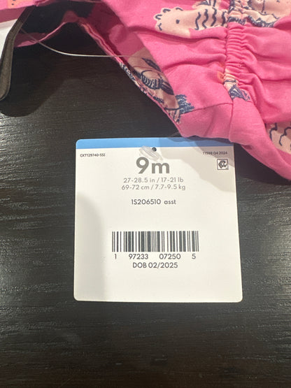 Carter’s® Pink Sea Life Print Sleeveless Baby Romper