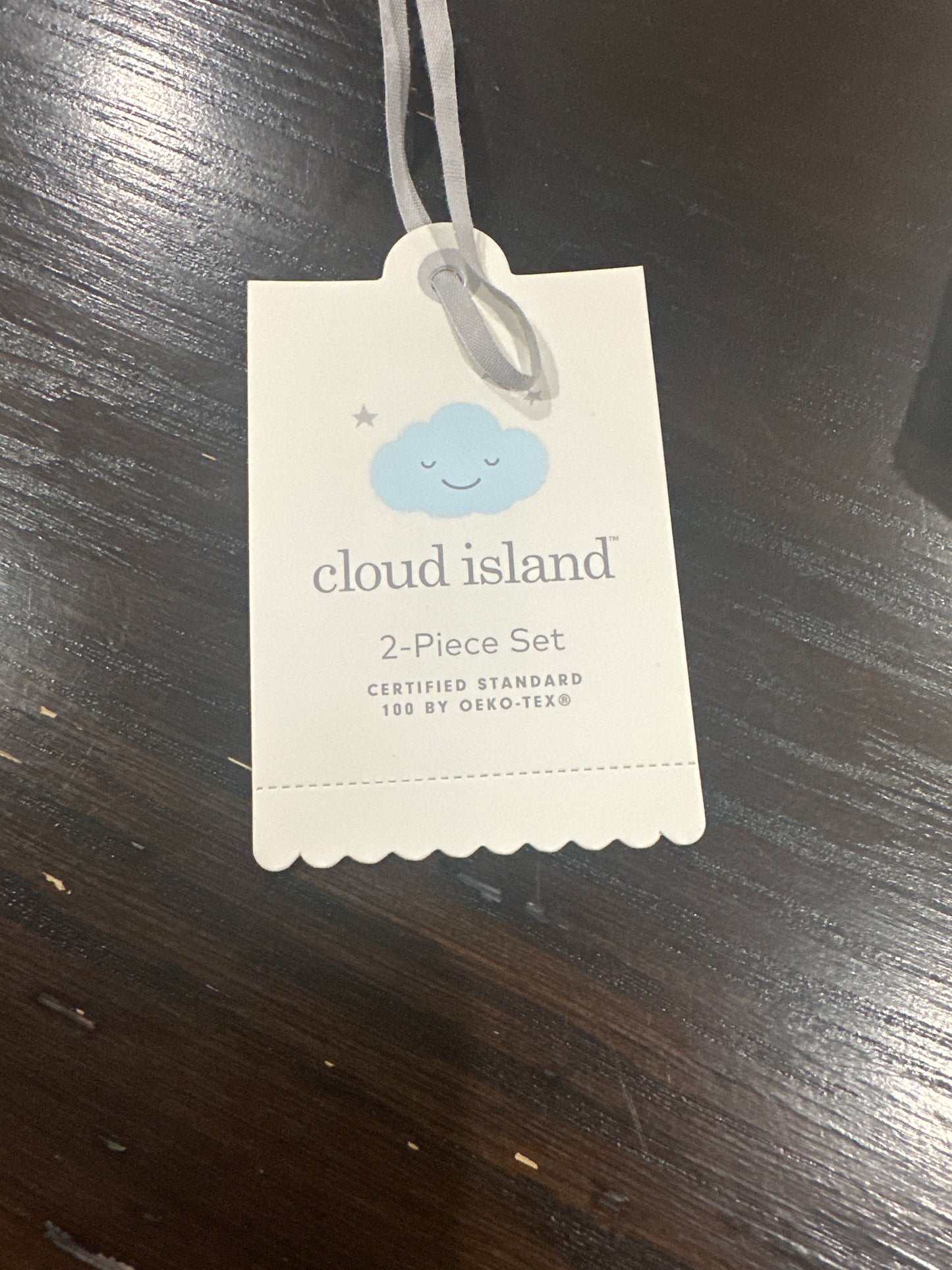 Cloud Island™ Baby 2-Piece Ribbed Floral Set – Cream