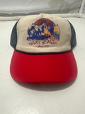 Way To Celebrate Patriotic Freedom Roamer Decorative Trucker Hat