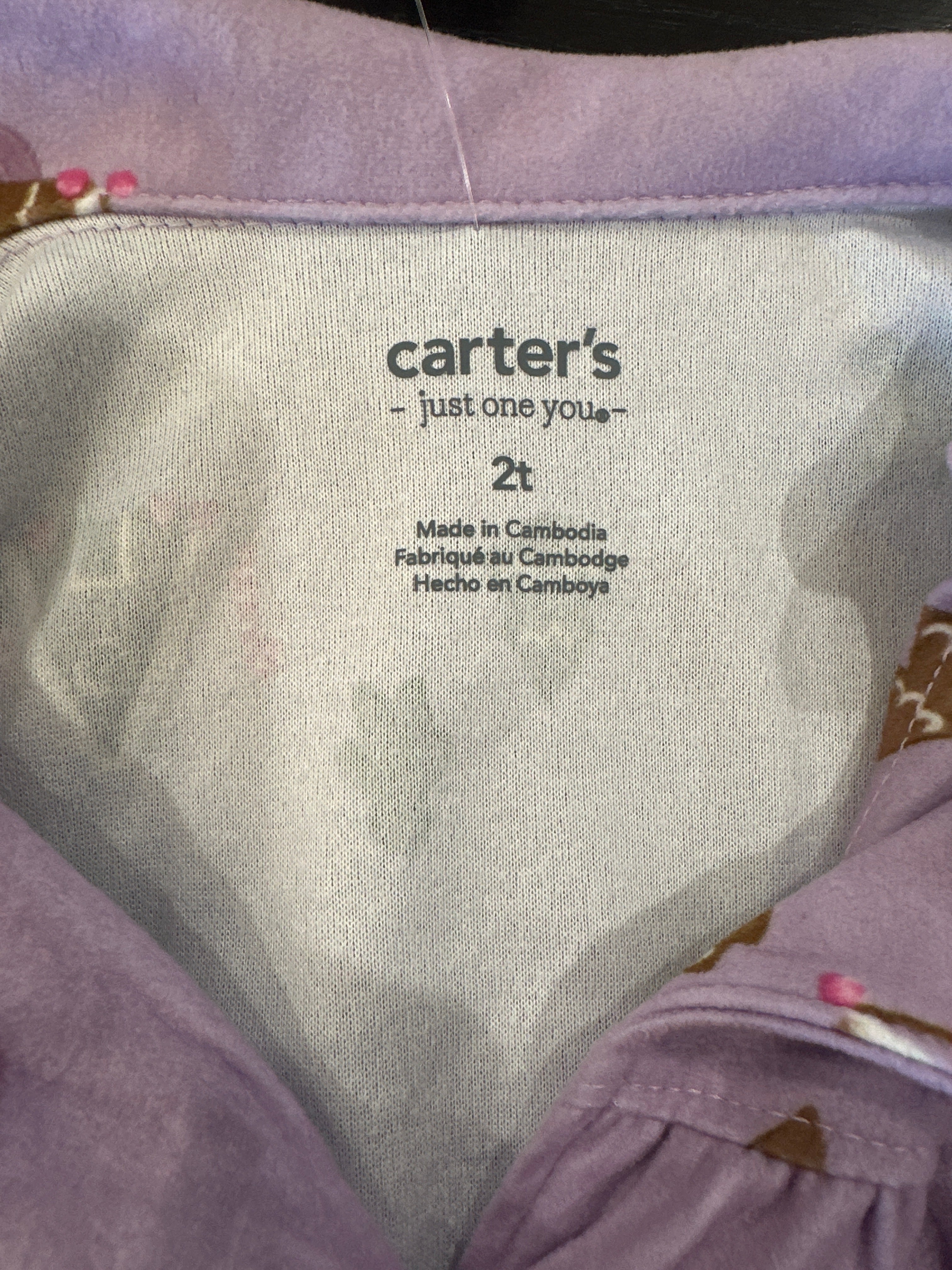 Carter’s® Toddler Gingerbread Print 2-Piece Pajama Set