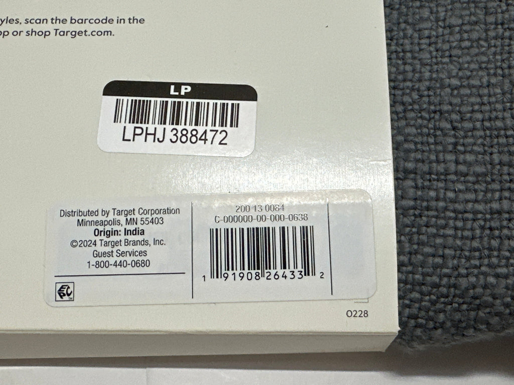 Threshold table runner UPC and DPCI