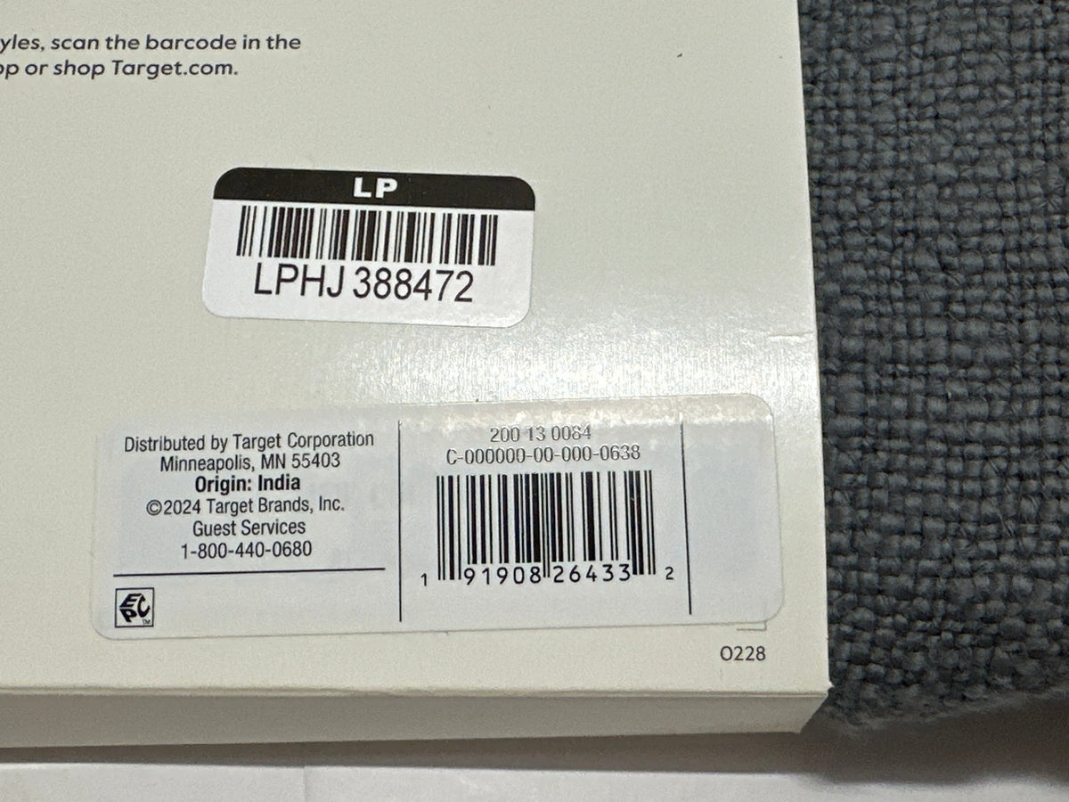 Threshold table runner UPC and DPCI
