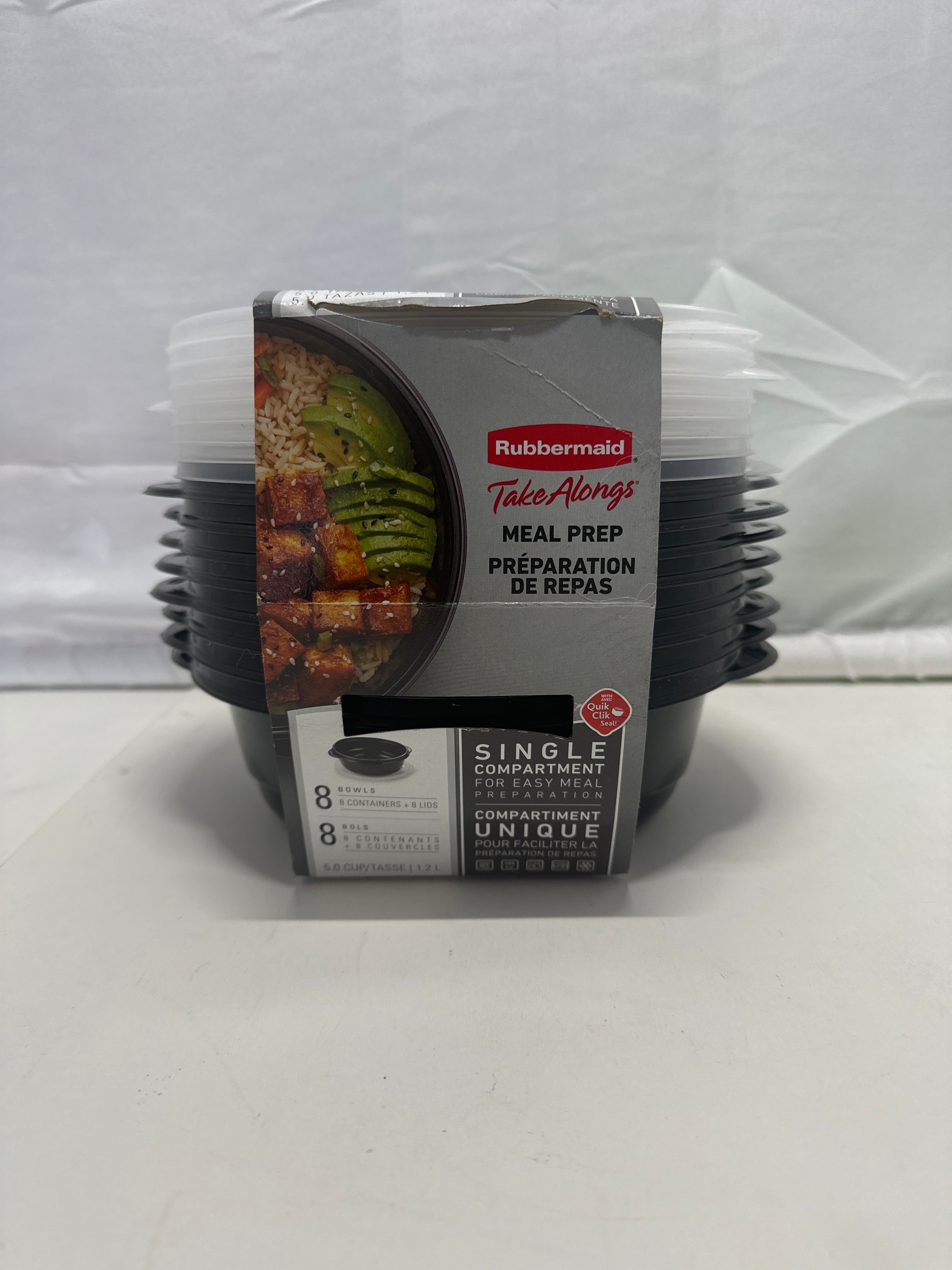 Rubbermaid TakeAlongs Meal Prep Containers (8-Pack)