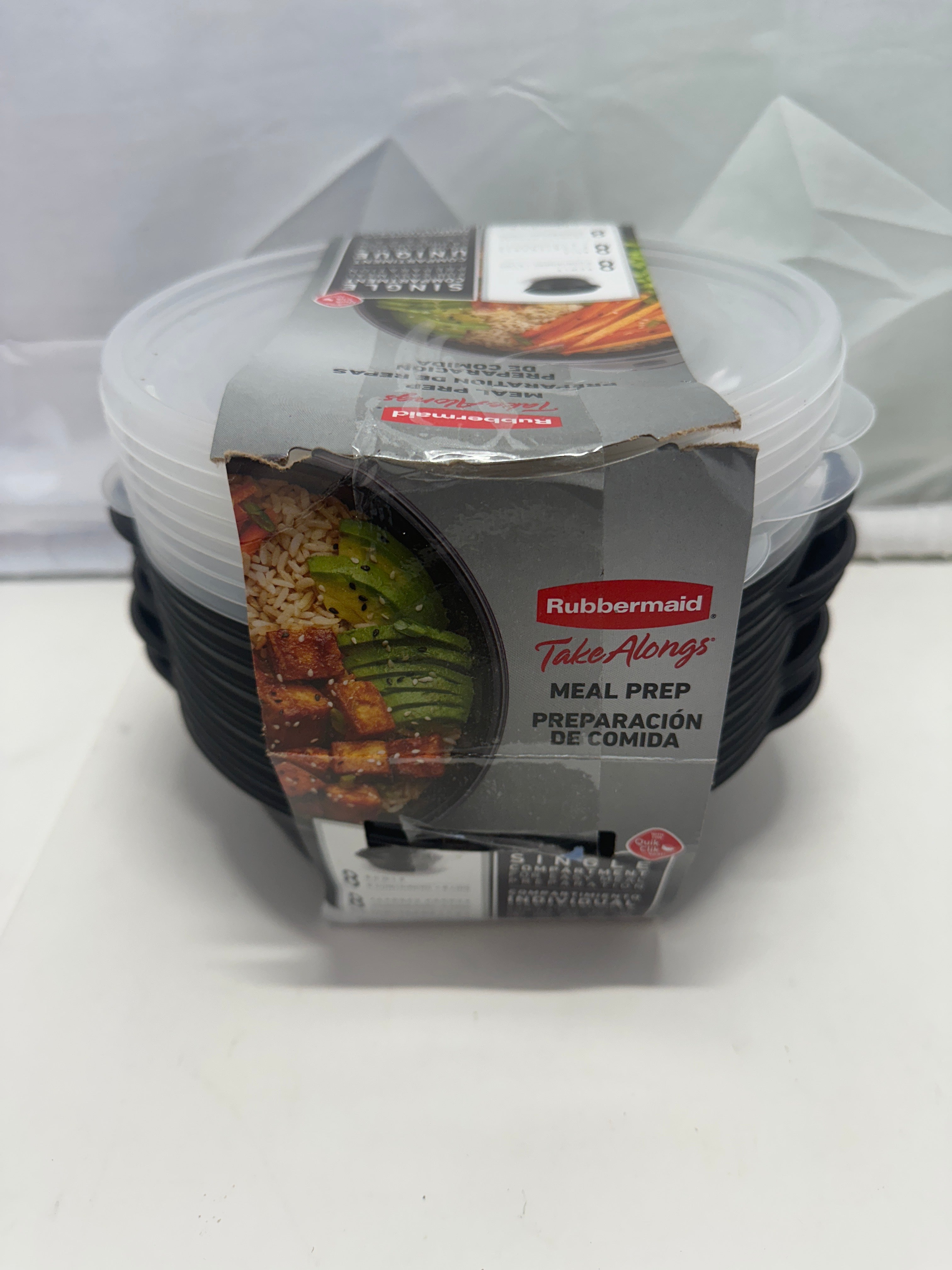 Rubbermaid TakeAlongs Meal Prep Containers (8-Pack)
