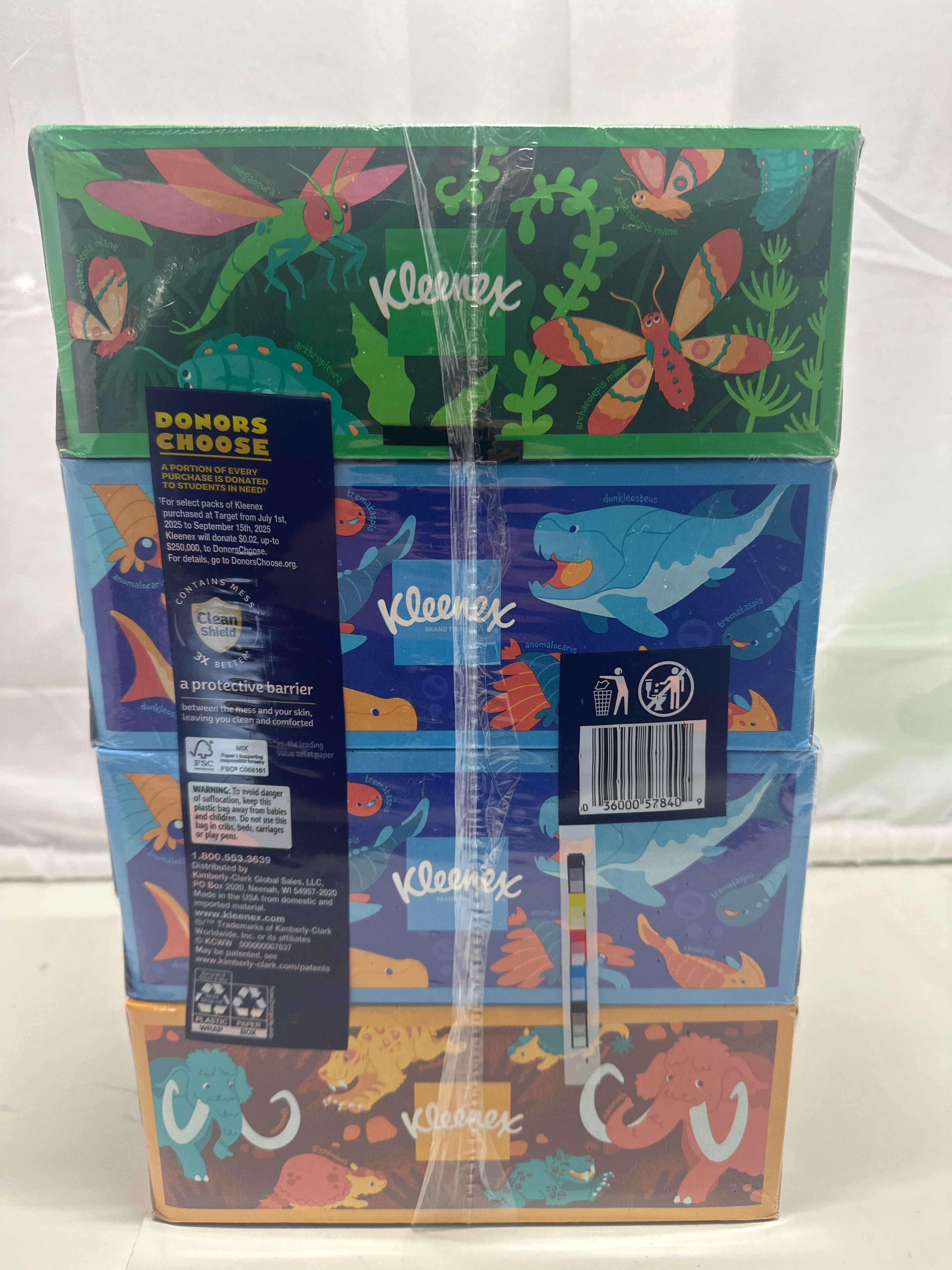 Kleenex Ultra Soft Facial Tissues – 3-Ply Soft Tissues Multipack (4 Cartons)