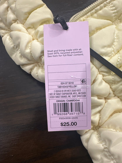 Wild Fable™ Quilted Ruched Handle Shoulder Bag – Soft Yellow