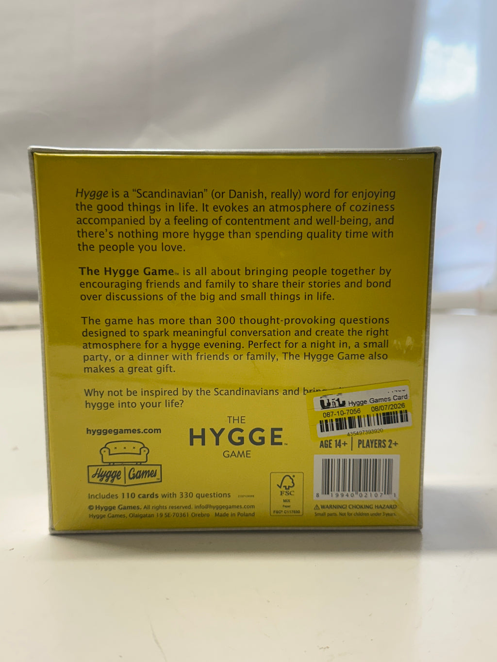 The Hygge Game Cozy Conversation Card Game photo 3