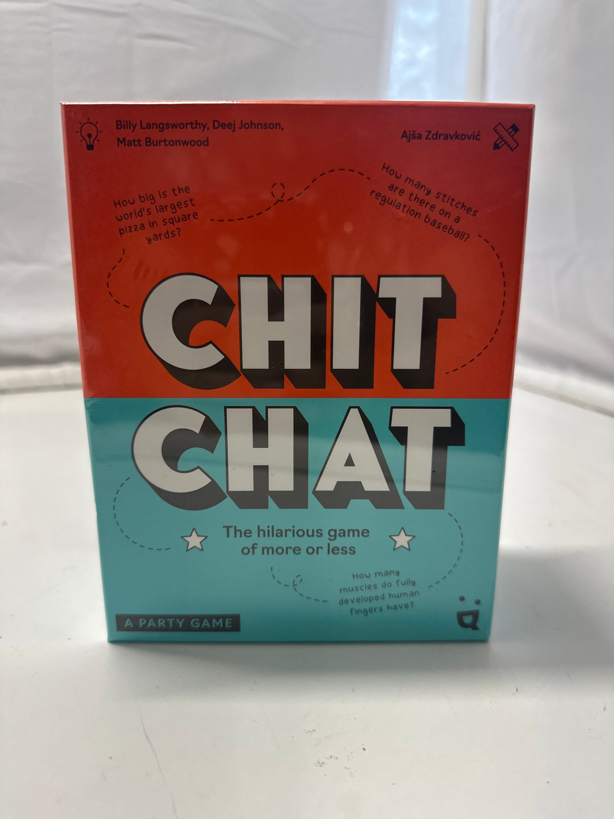 Chit Chat More or Less Party Game photo 1
