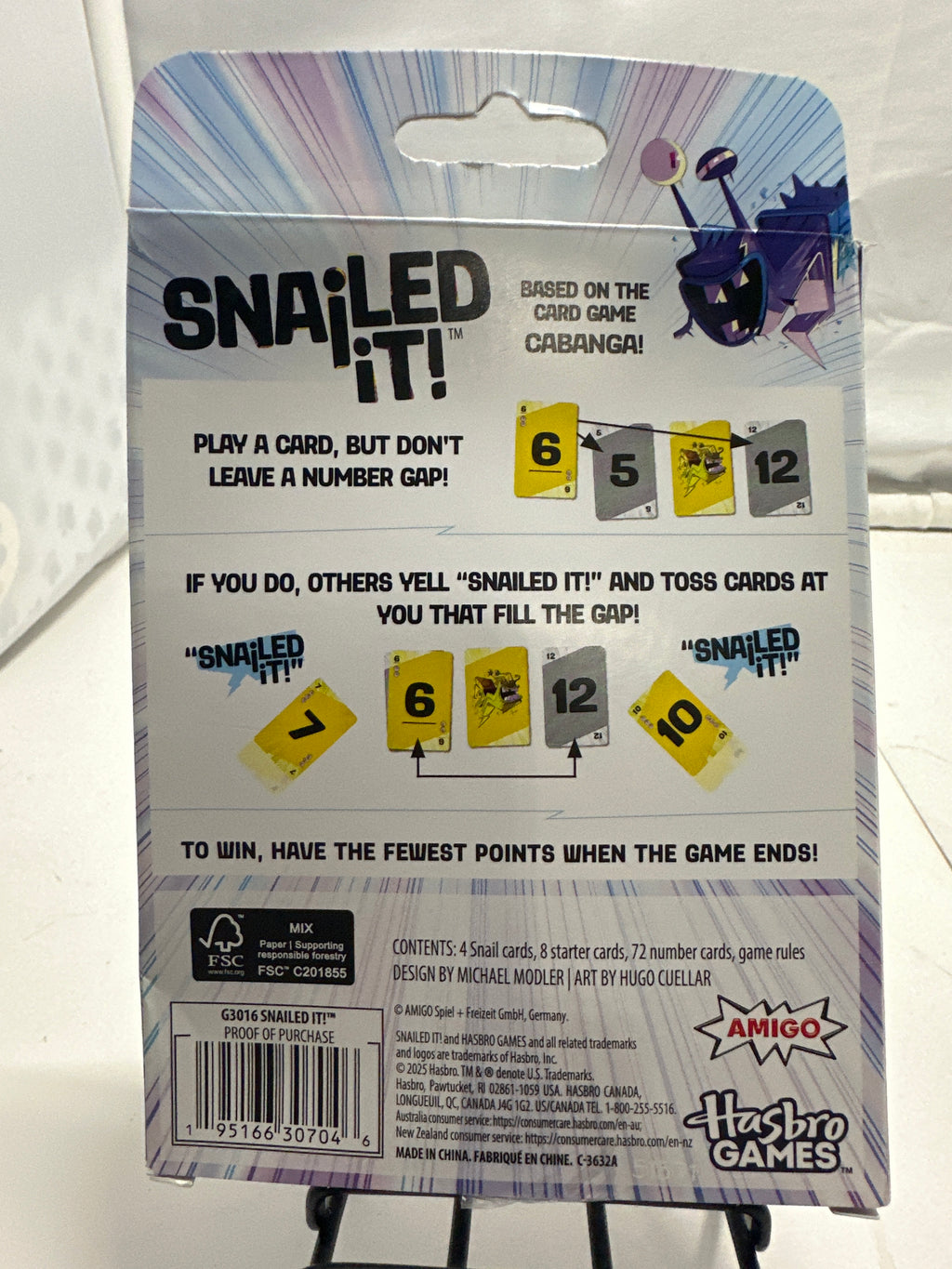Hasbro Games Snailed It Card Game photo 3