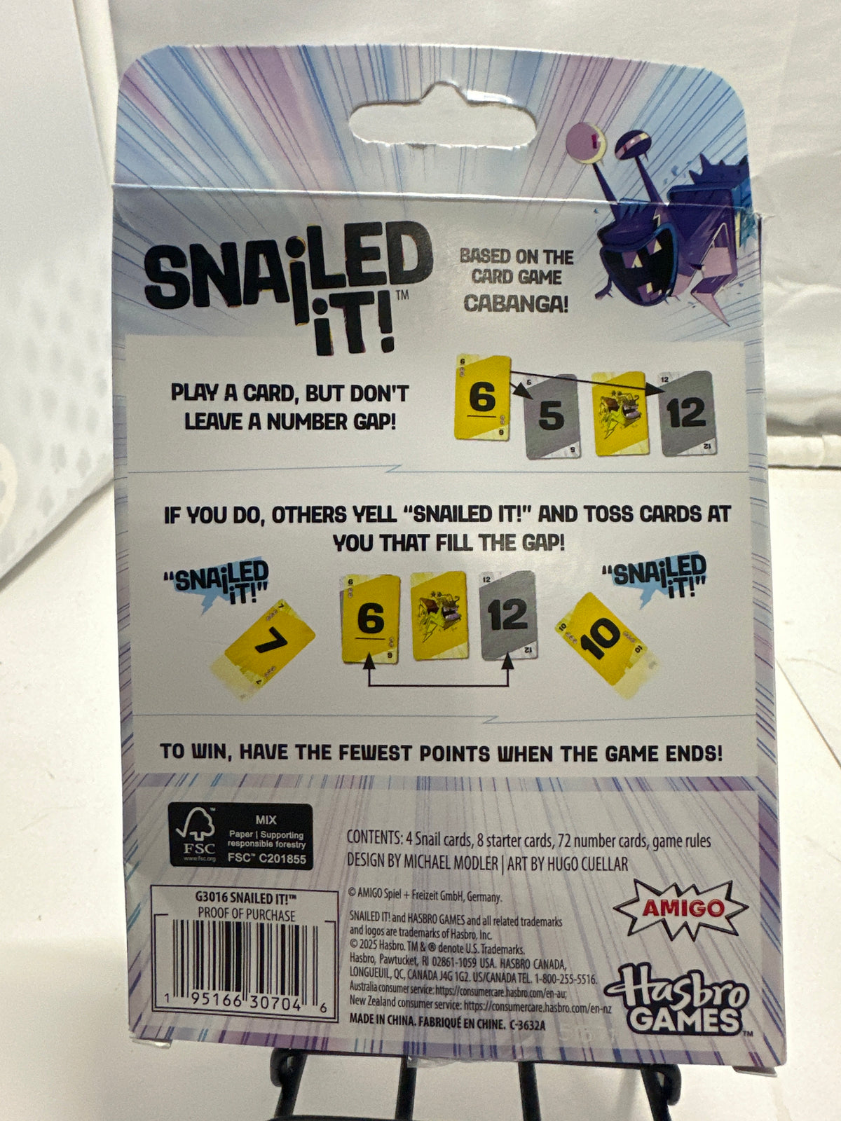 Hasbro Games Snailed It Card Game photo 3