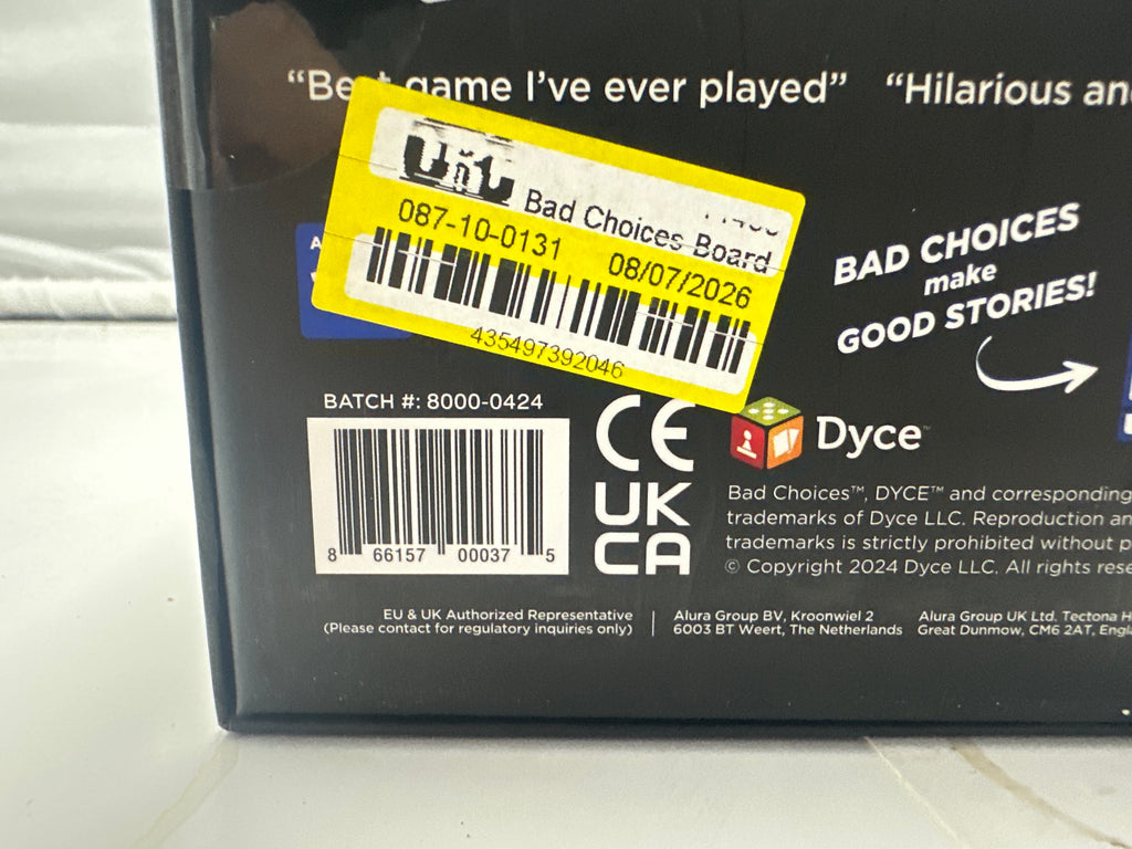 Bad Choices Have You Ever Party Game product photo