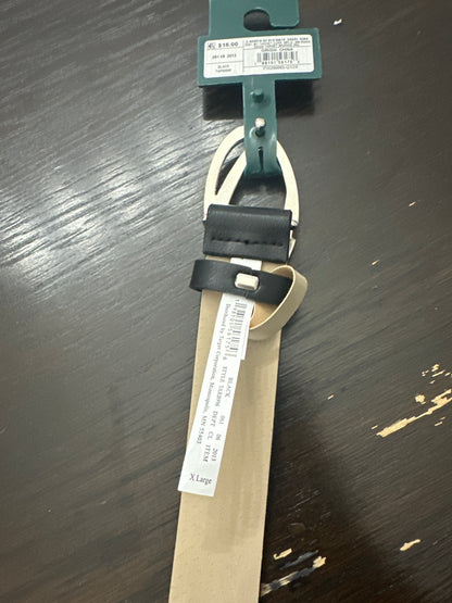 Wild Fable™ Black Faux Leather Belt with Silver Oval Buckle