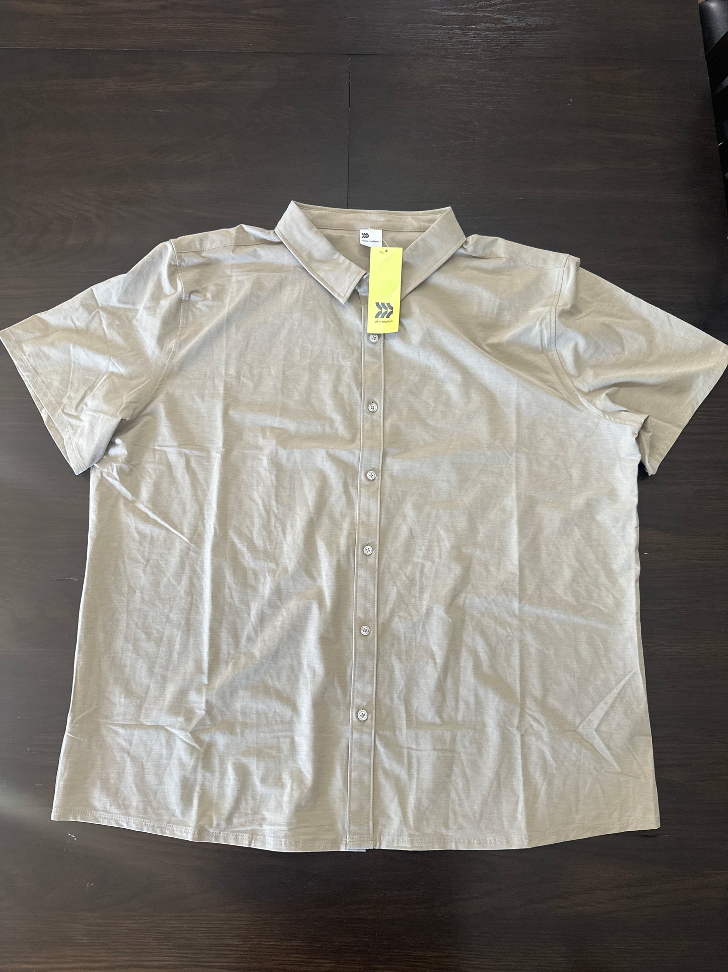 Men’s Quick Dry Woven Button-Up Shirt
