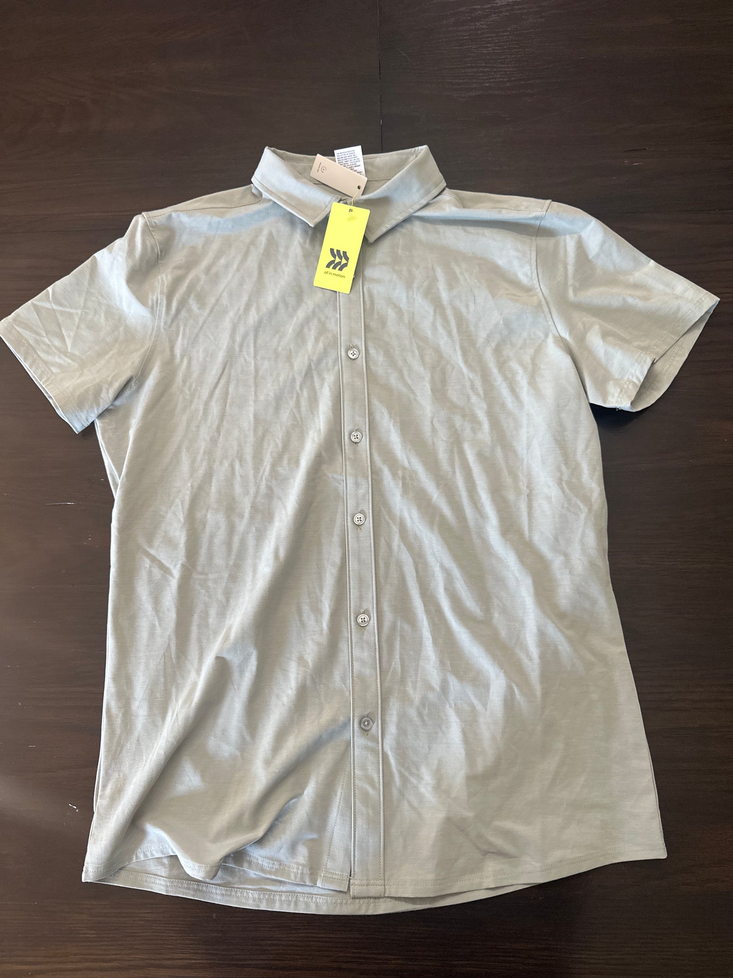 Men’s Quick Dry Woven Button-Up Shirt