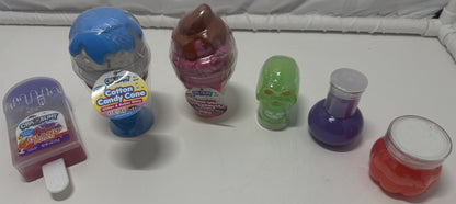 6-Pack Slime Bundle – Cra-Z-Slimy & Assorted Slimes