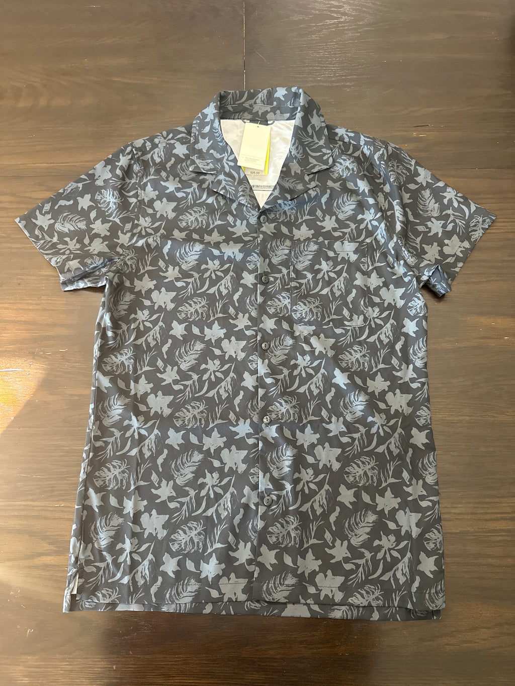 All in Motion Printed Resort Button-Up Shirt